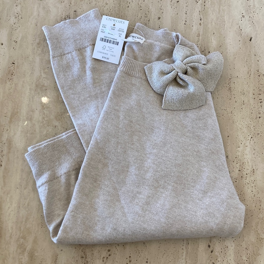 [J crew Crewcuts] sweater with bow | XL